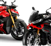 Aprilia Tuono V4 Factory vs Ducati Streetfighter V4 S, Duel Sengit Hypernaked Italia Bertenaga Superbike dan Teknologi Ultra-Premium!