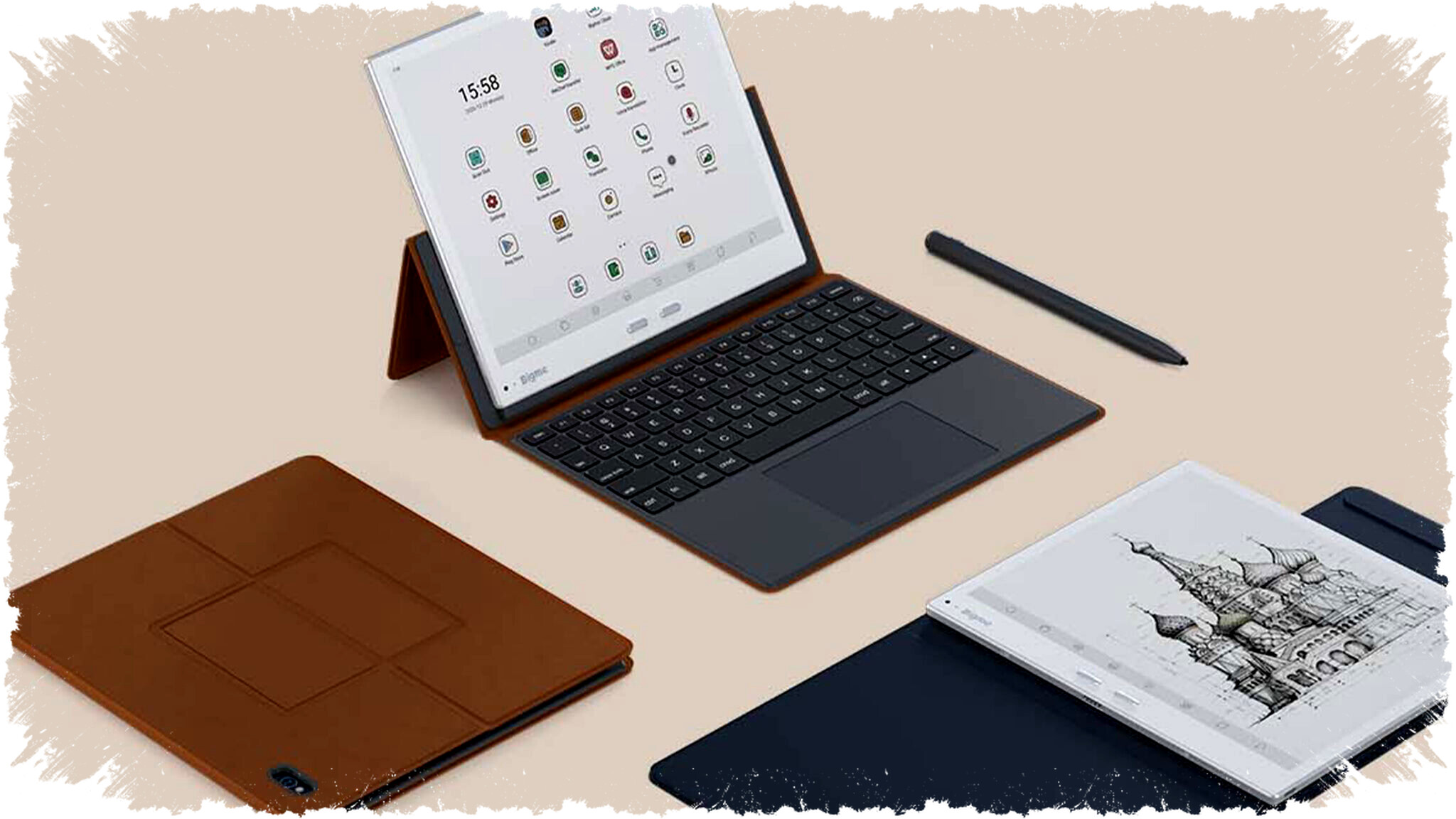 Bigme B10, Tablet E Ink Warna dengan Android 14 untuk Produktivitas dan Laptop Ringan