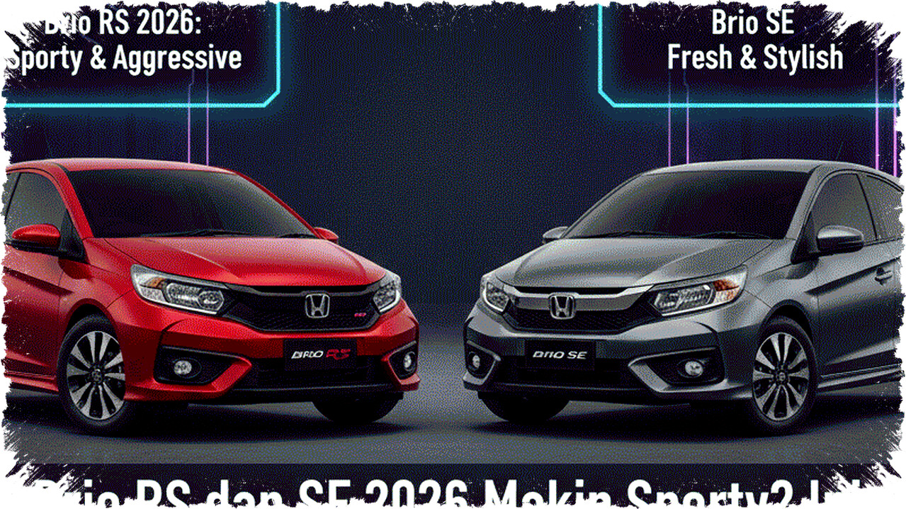 Brio RS dan SE 2026 Tampil Lebih Segar dengan Desain Sporty dan Fitur Baru yang Bikin Performa Tetap Irit dan Andal
