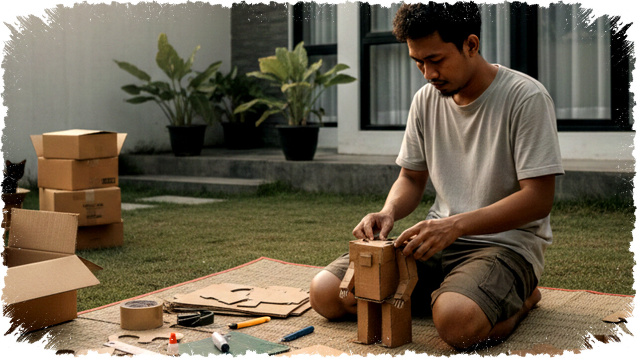 Cara Mengolah Kardus Bekas Jadi Peluang Usaha Kreatif Rumahan, Dari Limbah Jadi Cuan!