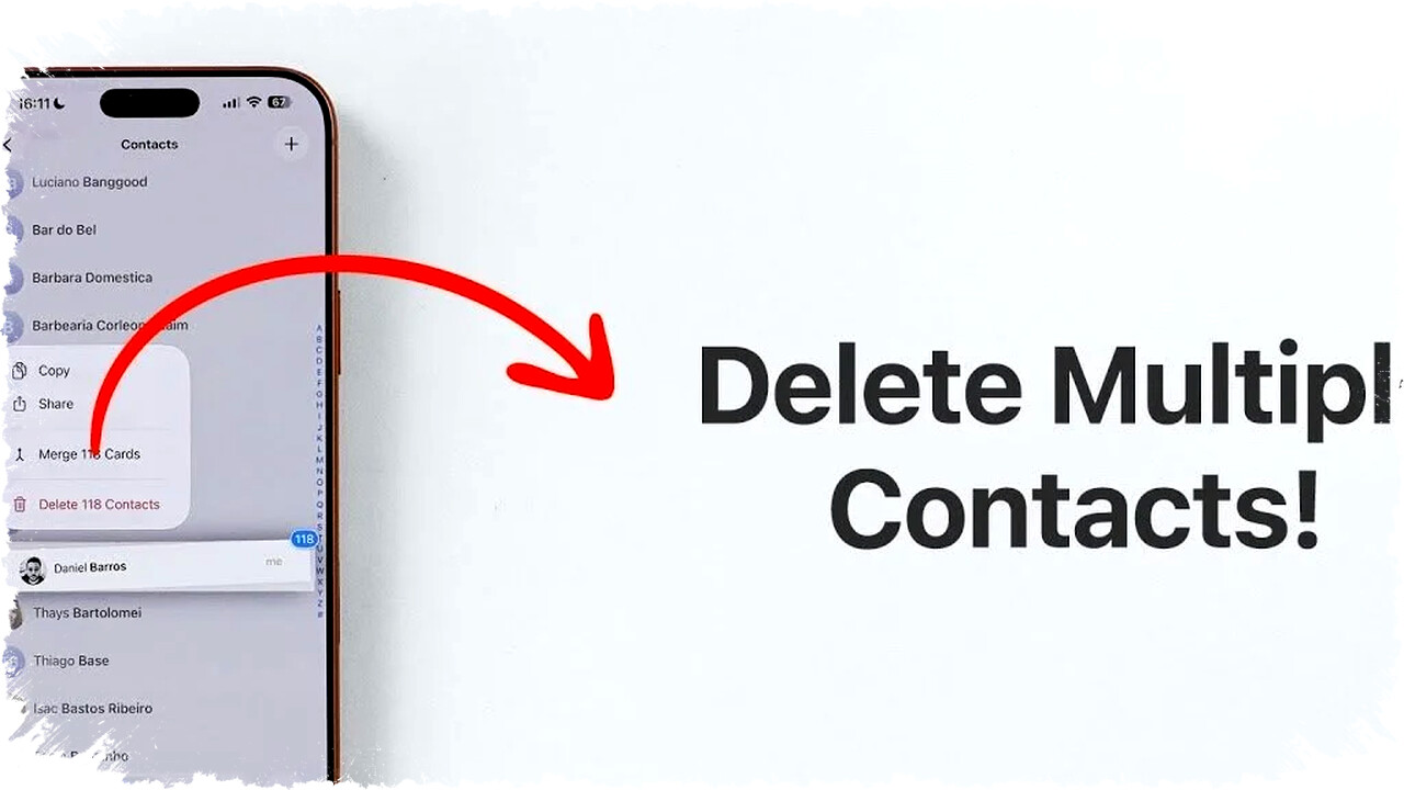 Cara Tercepat Hapus Banyak Kontak di iPhone Sekaligus dengan Gestur Mudah dan Efisien