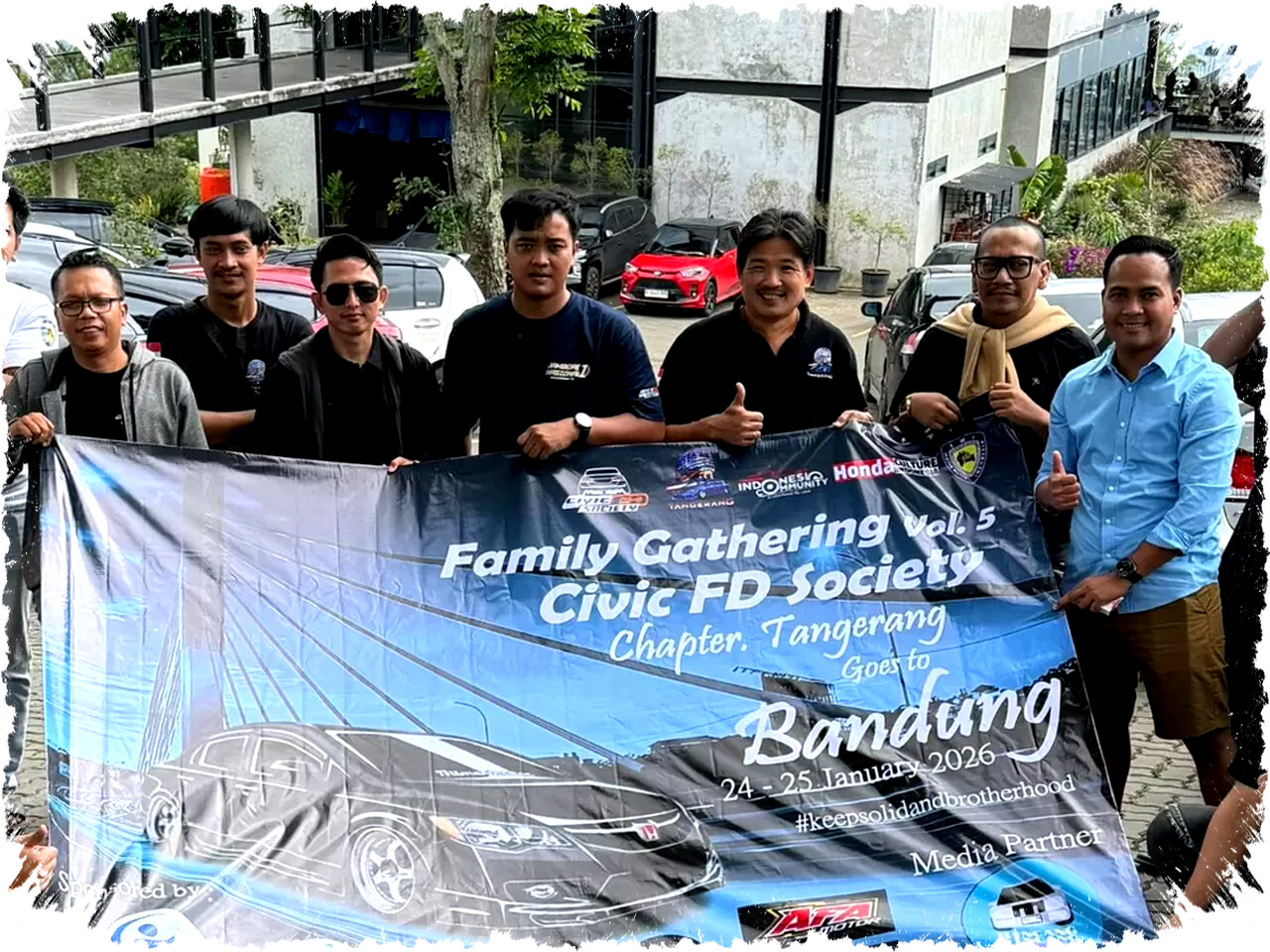 Civic FD Society Tangerang Gelar Touring dan Gathering Solid ke Bandung, Utamakan Safety dan Kebersamaan