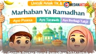 Contoh Poster Pawai Ramadhan 2026 Anak SD: Template Canva Siap Edit & Download Gratis
