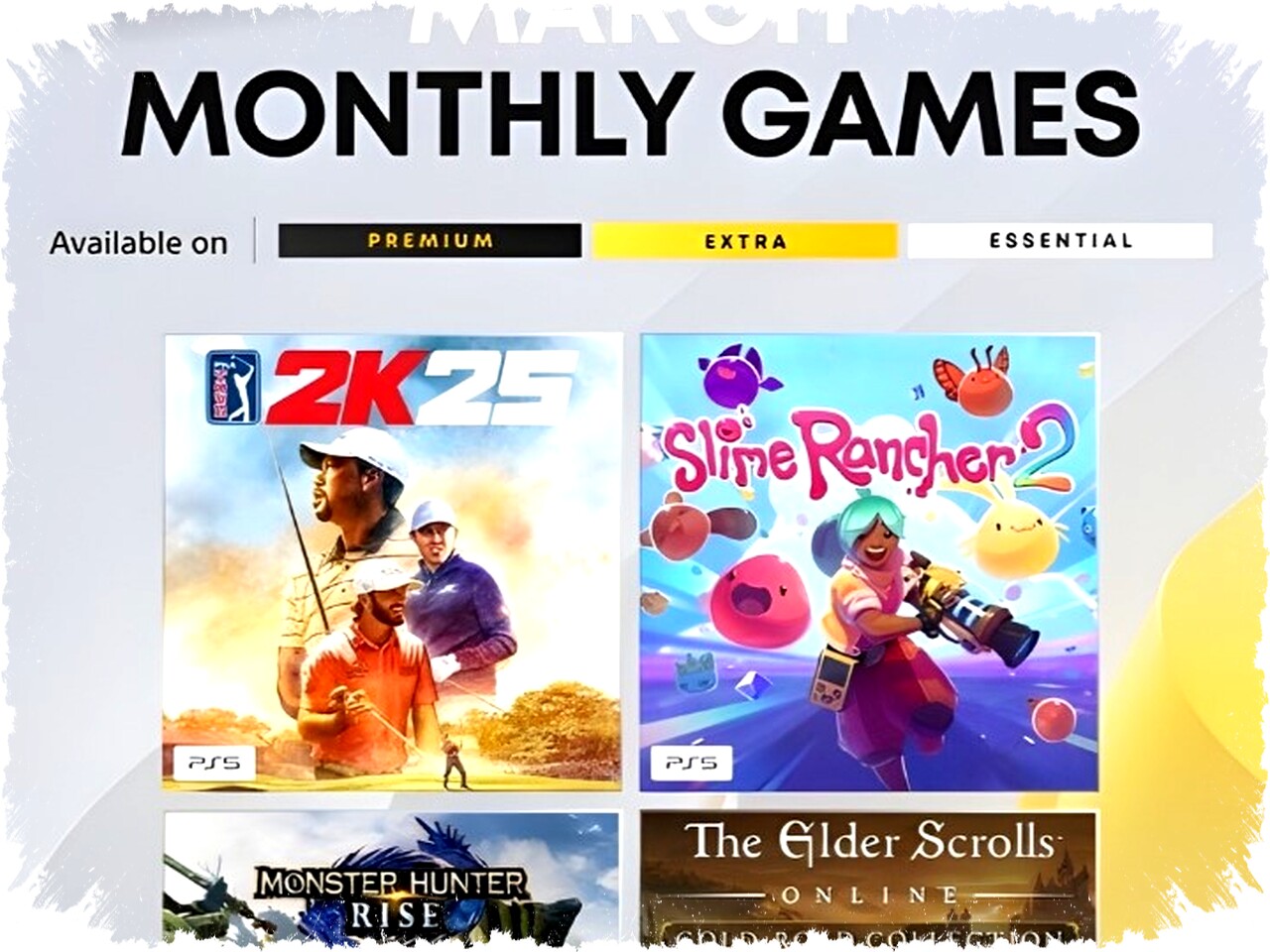 Daftar Game Gratis PlayStation Plus Maret 2026 Bocor, Monster Hunter Rise hingga The Elder Scrolls Online Gold Road Siap Dimainkan Daftar Game Gratis PlayStation Plus Maret 2026 Bocor, Monster Hunter Rise hingga The Elder Scrolls Online Gold Road Siap Dimainkan