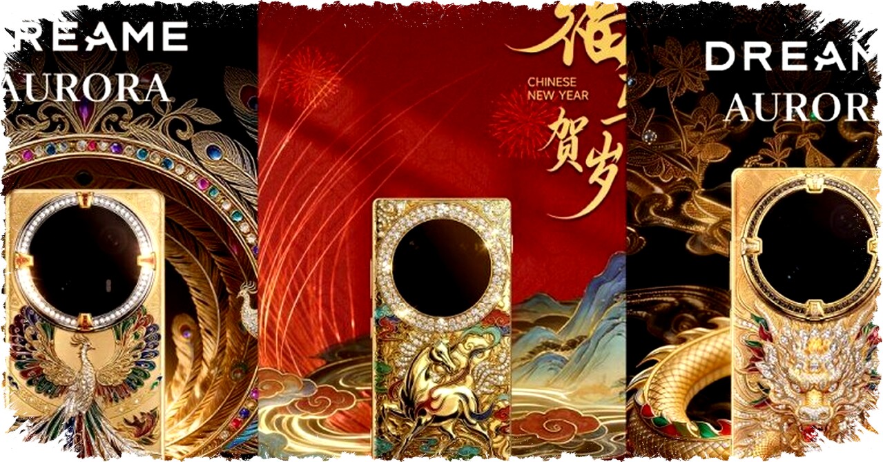 Dreame Aurora: Smartphone Mewah Berlapis Emas dengan Desain Phoenix, Naga, dan Kuda Emas yang Sarat Makna Simbolik Eksklusif
