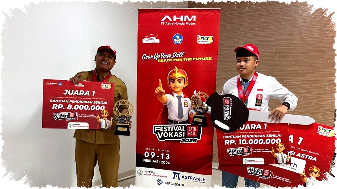 Festival Vokasi Satu Hati 2026: Kejuaraan Sengit Berakhir, Juara Bawa Pulang Honda CB150R Streetfire!