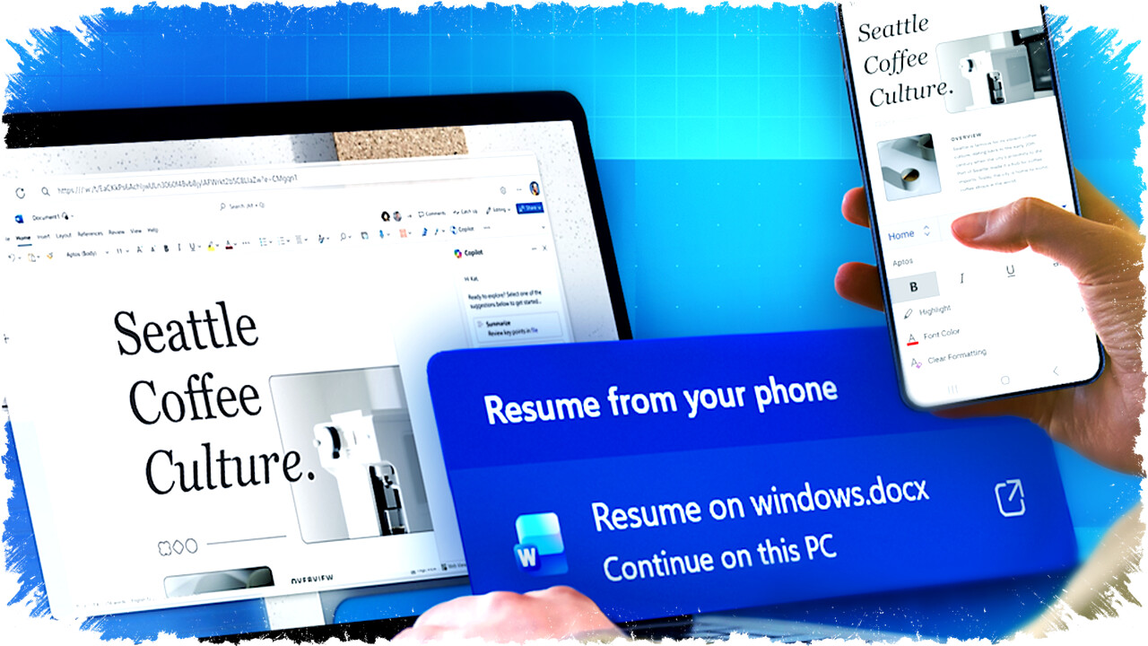 Fitur Resume Windows untuk Sambung Aktivitas dari Ponsel ke PC Masih Kalah Mulus dari Apple Handoff