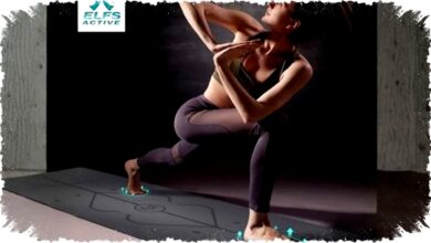 Fokus Latihan Tanpa Khawatir Tergelincir dengan ELFS ACTIVE Matras Yoga Karet 5 MM Anti-Selip