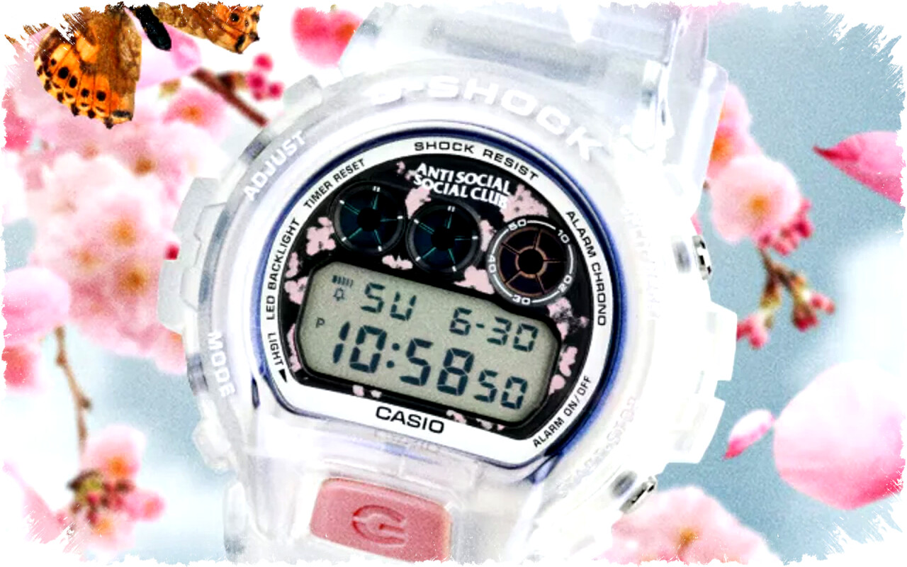 G-Shock x ASSC Rilis Jam Tangan Transparan Berhias Floral: Ketangguhan Khas Bertemu Gaya ‘Get Weird’ yang Kontroversial!