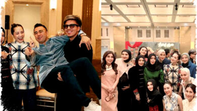 Gaya Tamu Artis di Pesta Ulang Tahun Raffi Ahmad dan Nagita Slavina Bernuansa Imlek dengan Sentuhan Cheongsam Elegan dan Aksesori Oriental