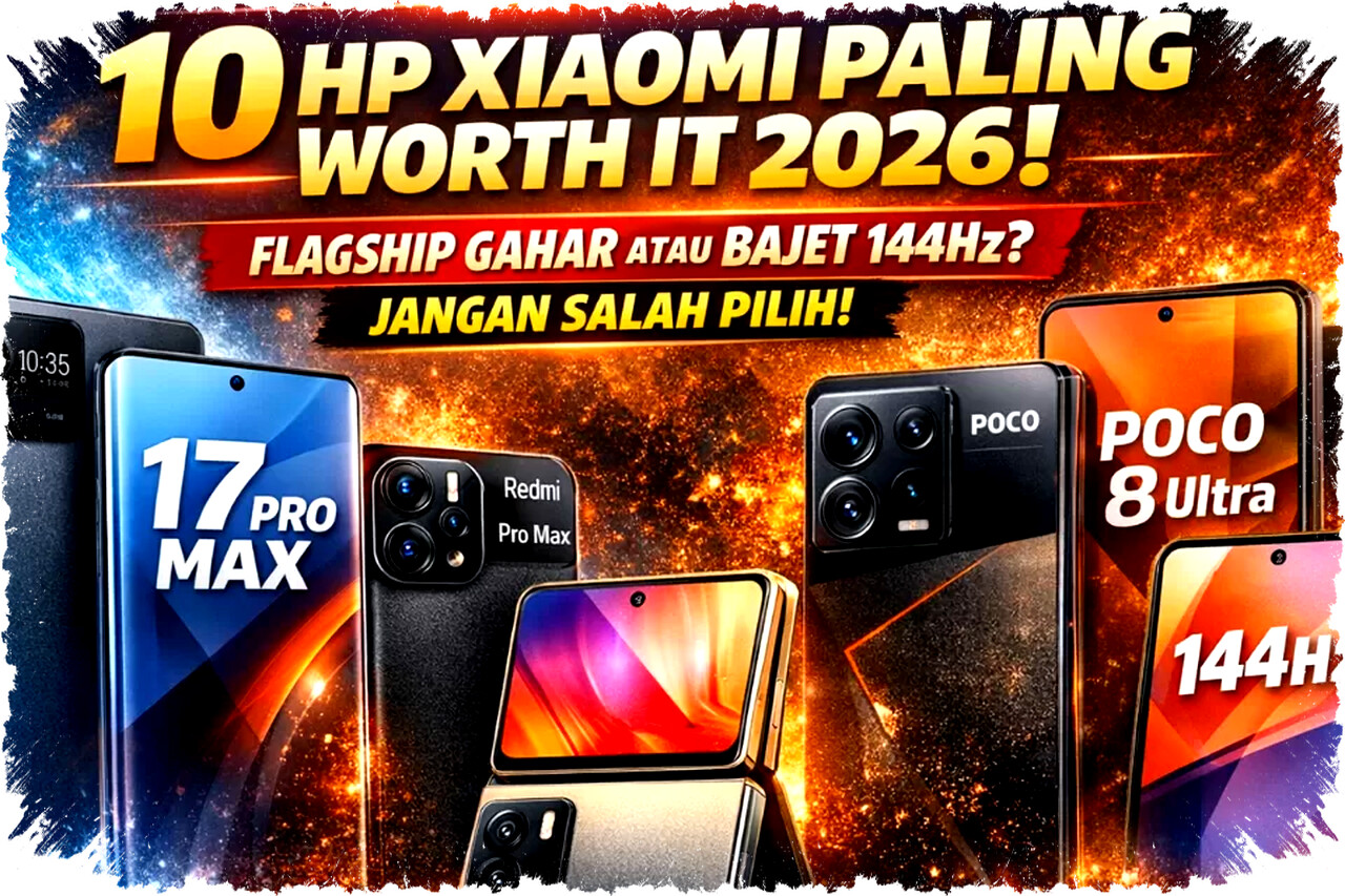 Gegarkan Pasaran 2026, Ini 10 HP Xiaomi Paling ‘Worth It’ Pilihan Tepat Atasi Risiko Salah Beli Rugi Besar!