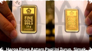 Harga Emas Antam Pagi Ini Turun Rp7.000/Gram, Cek Update Harga, Buyback & Pajak Terbaru
