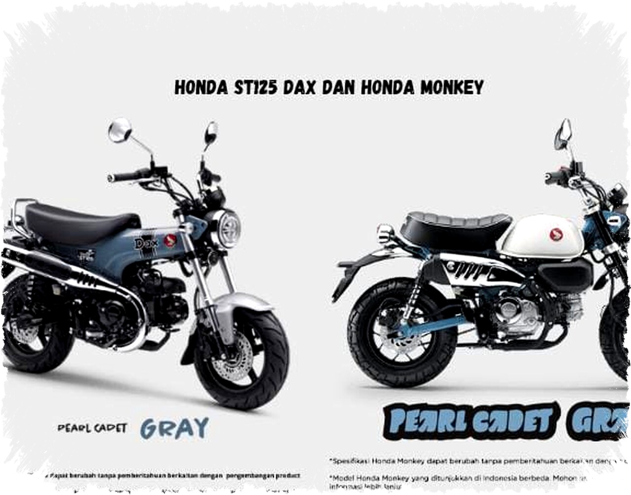 Honda Monkey vs Honda ST 125 Dax: Pilih Motor Mini Ikonik 125cc dengan Desain dan Kenyamanan Terbaik