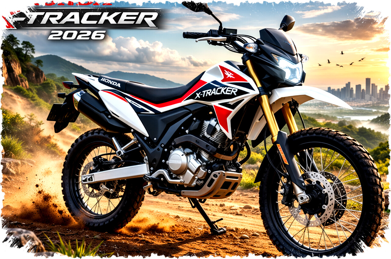 Honda X-Tracker 2026 Motor Bebek Trail Termurah dengan Fitur Digital dan ABS yang Bikin Berkendara Lebih Aman dan Irit