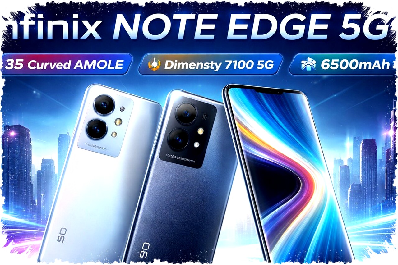 Infinix Note Edge 5G+: Smartphone Layar Lengkung dan Performa Gahar Rp3 Jutaan yang Guncang Pasar Gadget Anak Muda! Infinix Note Edge 5G+: Smartphone Layar Lengkung dan Performa Gahar Rp3 Jutaan yang Guncang Pasar Gadget Anak Muda!