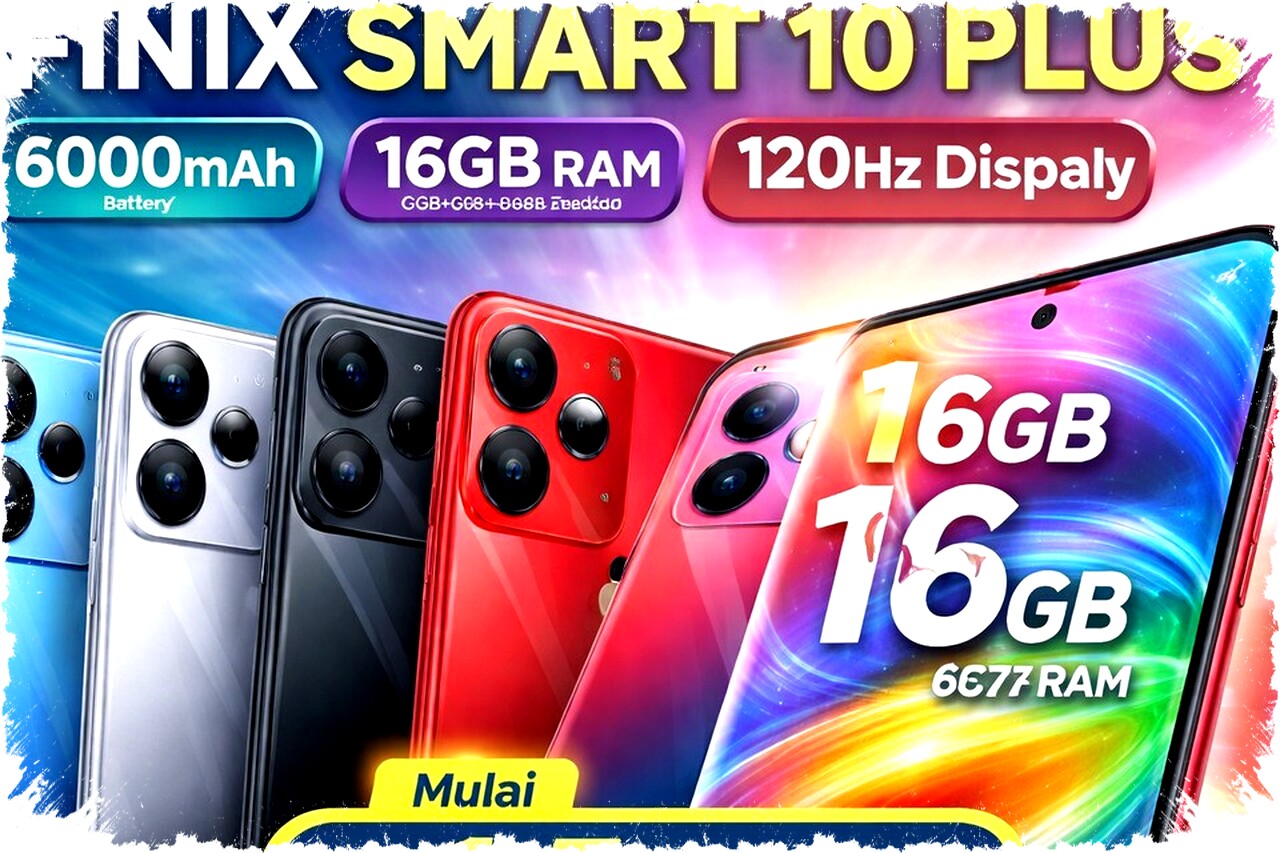 Infinix Smart 10 Plus Hadir Dengan RAM 8GB Plus Storage 128GB yang Bikin Multitasking dan Penyimpanan Jadi Lebih Luas dan Lancar Infinix Smart 10 Plus Hadir Dengan RAM 8GB Plus Storage 128GB yang Bikin Multitasking dan Penyimpanan Jadi Lebih Luas dan Lancar