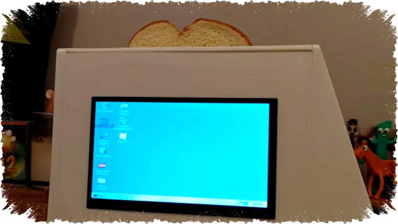 Inilah Smart Toaster dengan Windows 95, Toast Roti Dijalankan Lewat Aplikasi EXE Unik