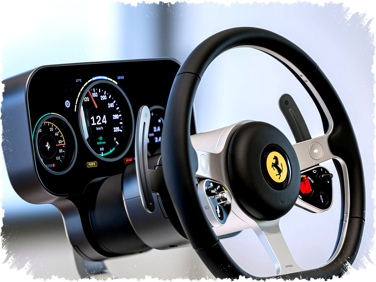 Jony Ive Rancang Interior Ferrari Luce ala Skeuomorphic, Tolak Konsep Touchscreen Tesla Minimalis