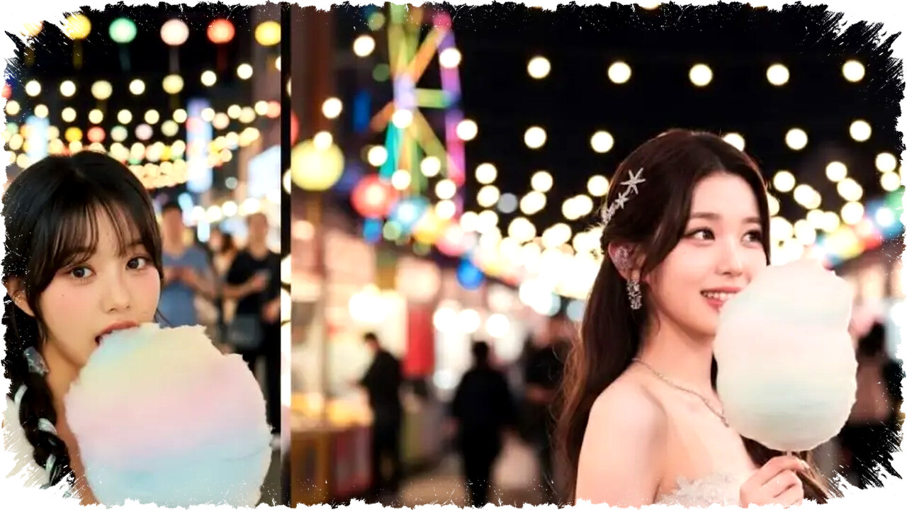 Kumpulan Prompt AI Ubah Foto Jadi Makan Permen Kapas di Pasar Malam dengan Hasil Realistis dan Estetik Memukau Kumpulan Prompt AI Ubah Foto Jadi Makan Permen Kapas di Pasar Malam dengan Hasil Realistis dan Estetik Memukau