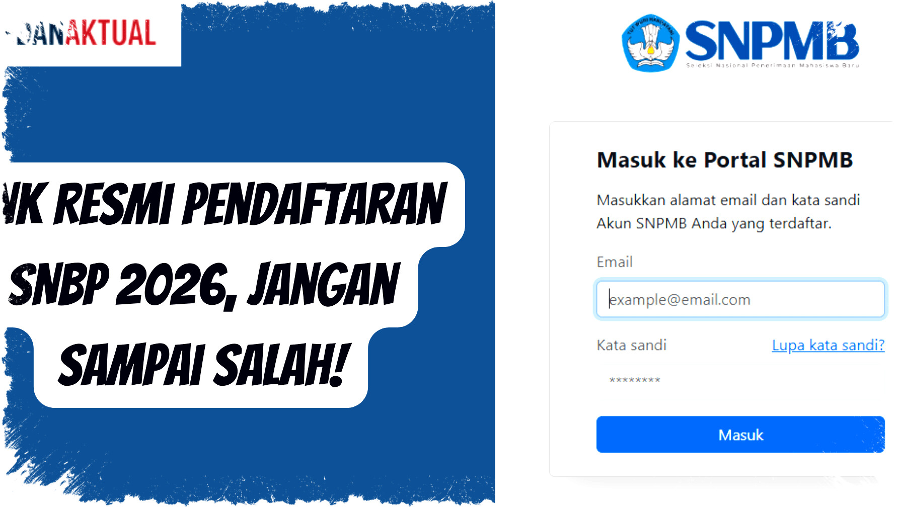 Link Resmi Pendaftaran SNBP 2026: Cara Daftar dan Tips Agar Tidak Salah Langkah!
