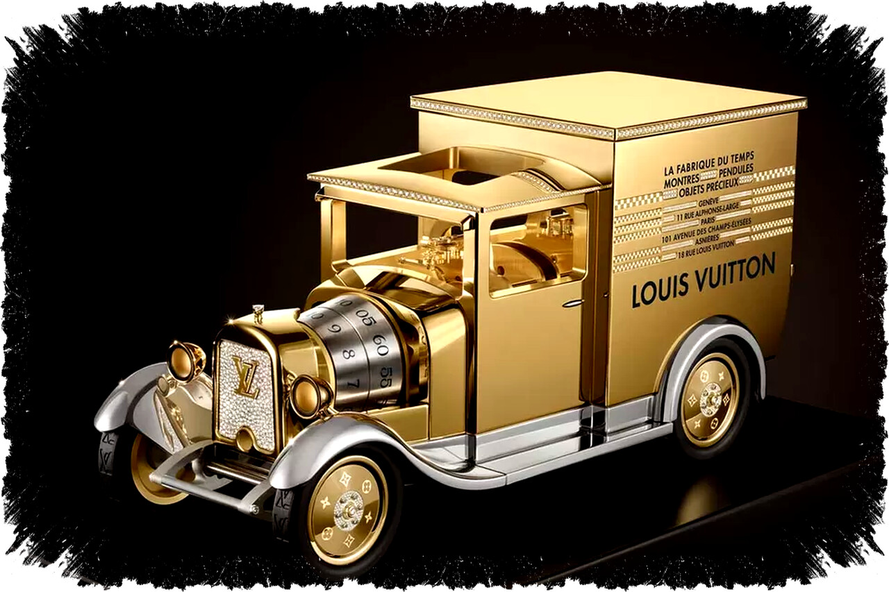 Louis Vuitton Rilis Jam Meja Truk Klasik Berlapis Emas & Berlian, Harga Setara Rp12 Miliar