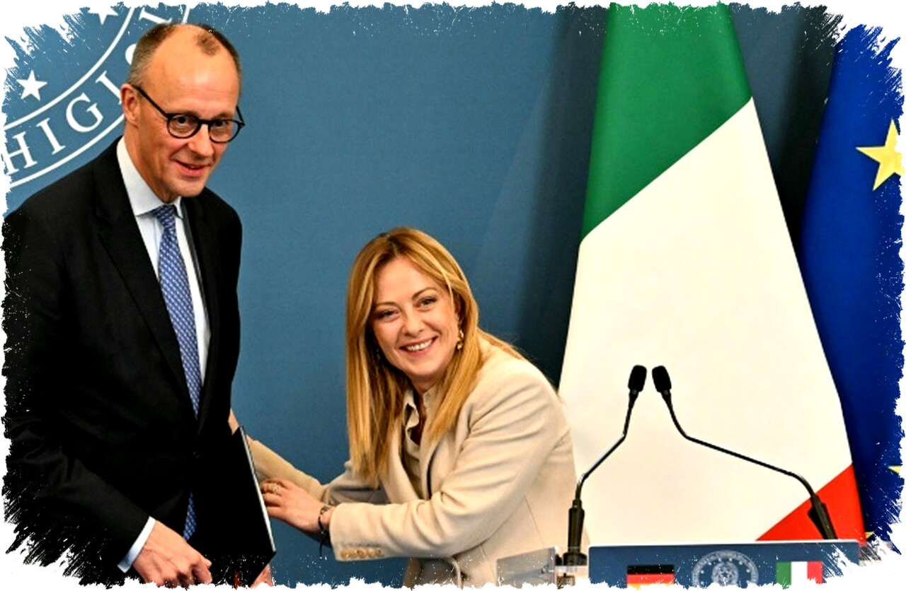 Meloni dan Merz Jadi Pasangan Kuat Baru EU, Tantang Dominasi Poros Prancis-Jerman di 2026