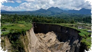 Mengenal Fenomena Lubang Besar Aceh yang Mirip Mahkota Longsoran Alam Unik