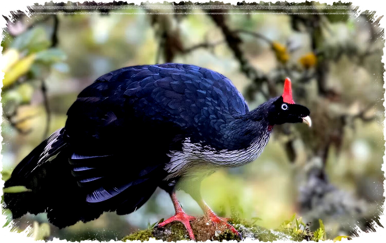 Mengungkap 5 Fakta Menakjubkan Horned Guan Burung Endemik Amerika dengan Tanduk Merah yang Terancam Punah