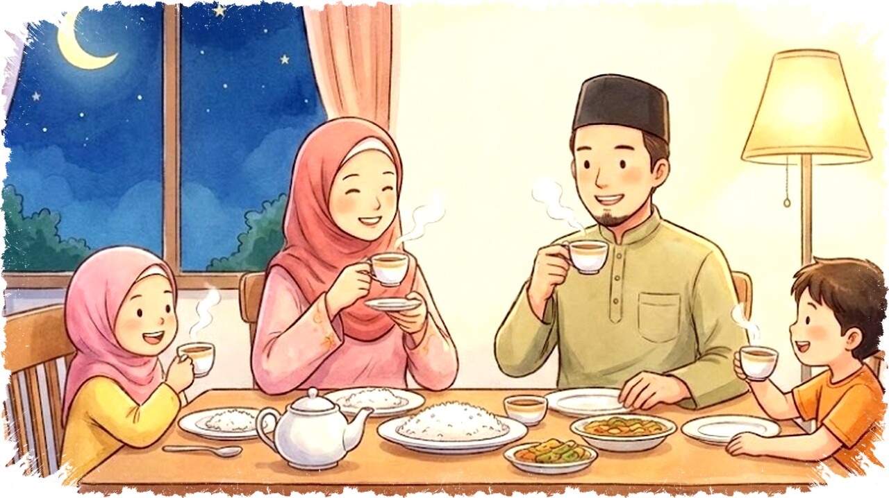 Minum Teh Saat Sahur Tidak Bikin Cepat Haus Asal Hindari Teh Manis dan Batasi Gula yang Memicu Dehidrasi