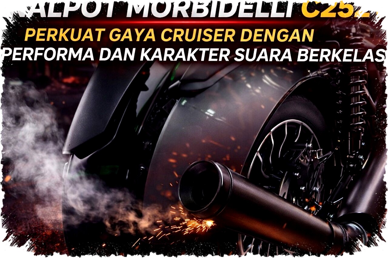 Morbidelli C252V: Knalpot Premium untuk Gaya Cruiser Klasik dengan Suara Bass Berkelas dan Performa Optimal Morbidelli C252V: Knalpot Premium untuk Gaya Cruiser Klasik dengan Suara Bass Berkelas dan Performa Optimal