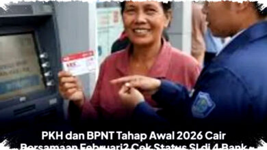 PKH dan BPNT Tahap Awal 2026 Cair Februari, Cek Status SI & Saldo KKS di 4 Bank Himbara
