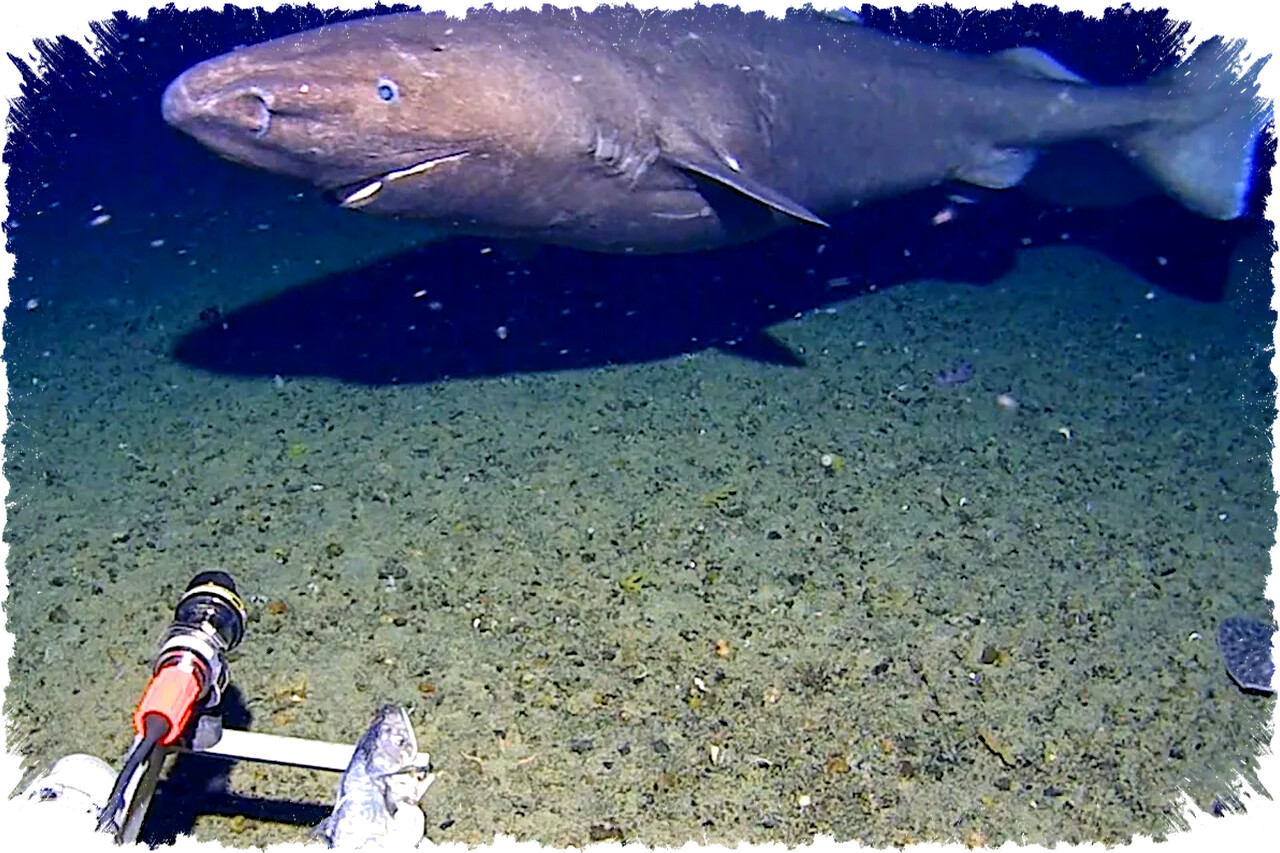 Paus Besar Penghuni Antartika Tertangkap Kamera: Hiu Raksasa Misterius Tiba-Tiba Muncul di Kedalaman Nyaris Beku!