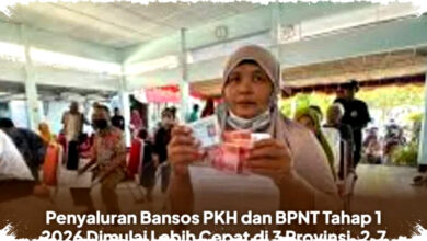 Penyaluran Bansos PKH & BPNT Tahap 1 Tahun 2026 Dimulai Lebih Cepat di 3 Provinsi, 2,7 Juta KPM Siap Terima