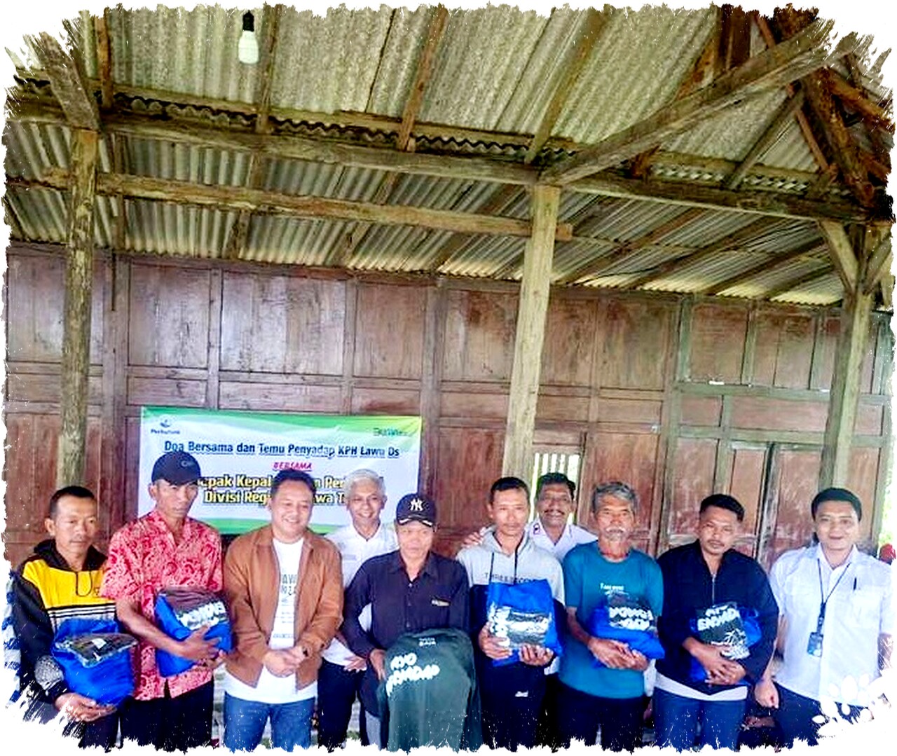 Perhutani KPH Lawu Gelar “Cangkrukan” Doa Bersama & Santunan Penyadap Getah Pinus Ponorogo