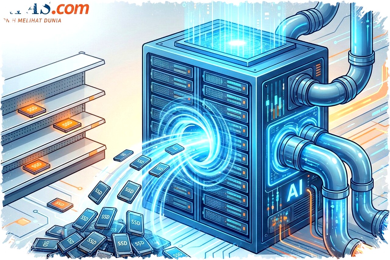 Permintaan AI Tinggi, Kioxia Umumkan Pasokan Chip NAND Flash Habis, Harga SSD 1 TB Diprediksi Naik Tajam Permintaan AI Tinggi, Kioxia Umumkan Pasokan Chip NAND Flash Habis, Harga SSD 1 TB Diprediksi Naik Tajam