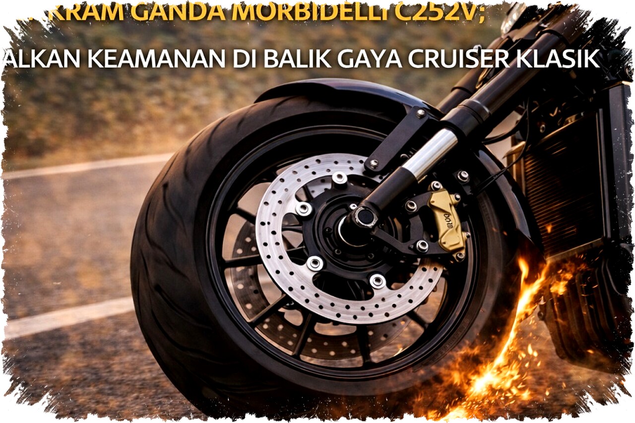 Rem Cakram Ganda Morbidelli C252V: Keamanan Optimal di Balik Gaya Cruiser Klasik Modern