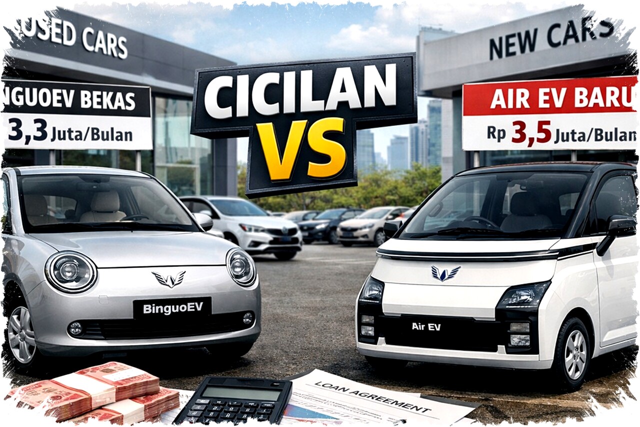 Simulasi Kredit Wuling BinguoEV Bekas Lebih Besar tapi Cicilan Bisa Lebih Berat, Air EV Baru Lebih Ringan tapi Jarak Tempuh Terbatas! Simulasi Kredit Wuling BinguoEV Bekas Lebih Besar tapi Cicilan Bisa Lebih Berat, Air EV Baru Lebih Ringan tapi Jarak Tempuh Terbatas!