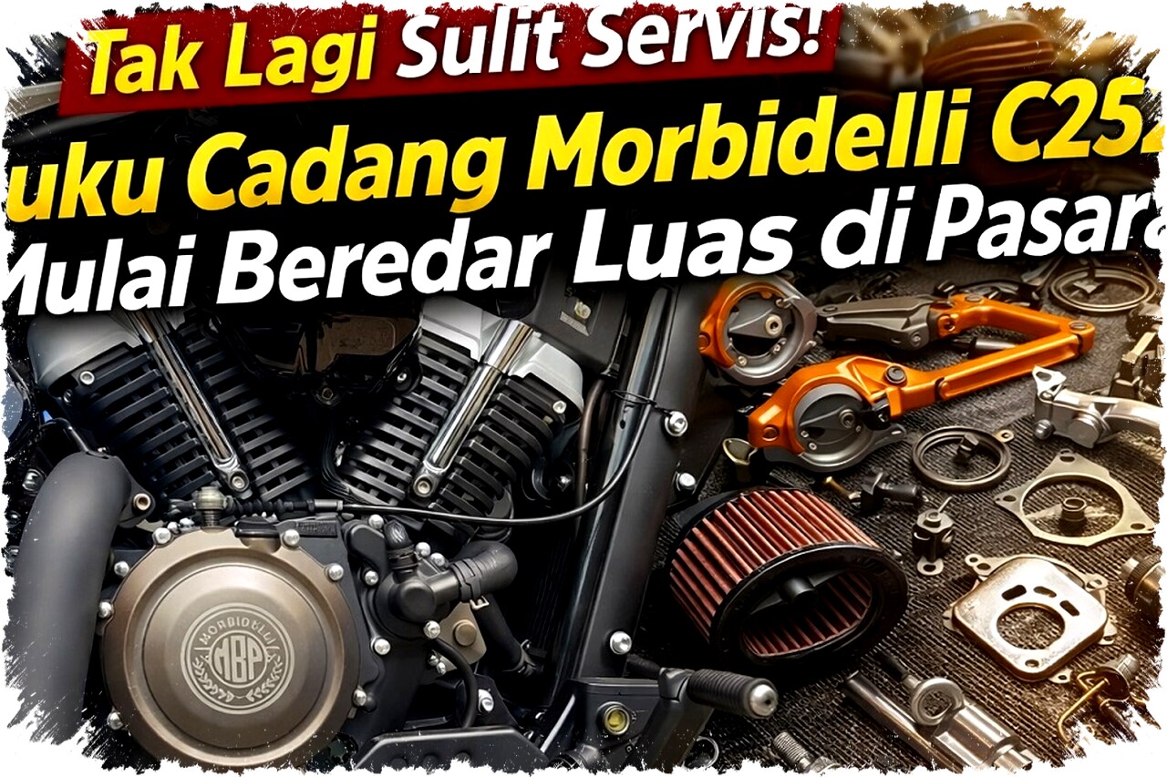 Suku Cadang Morbidelli C252V Kini Mudah Didapat, Servis Motor Jadi Cepat dan Terjangkau!