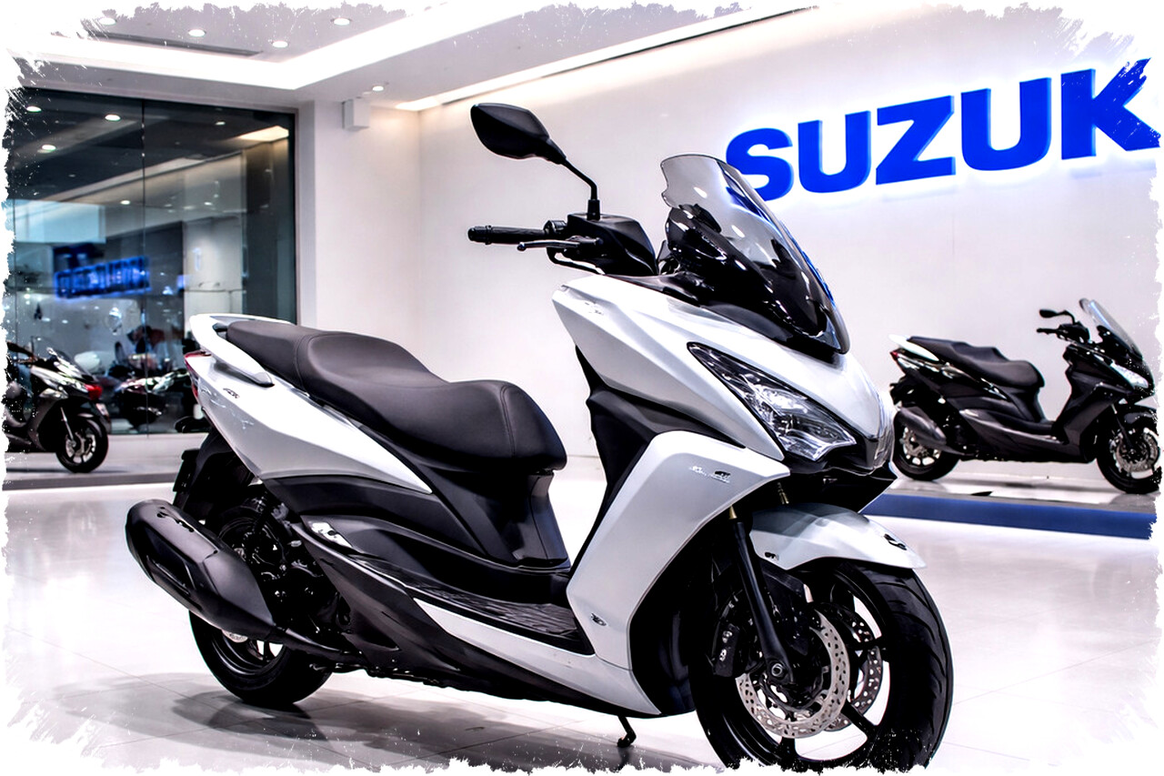 Suzuki Burgman 150 Hadir dengan Desain Bongsor dan Fitur Modern, Tantang NMAX & PCX 2026