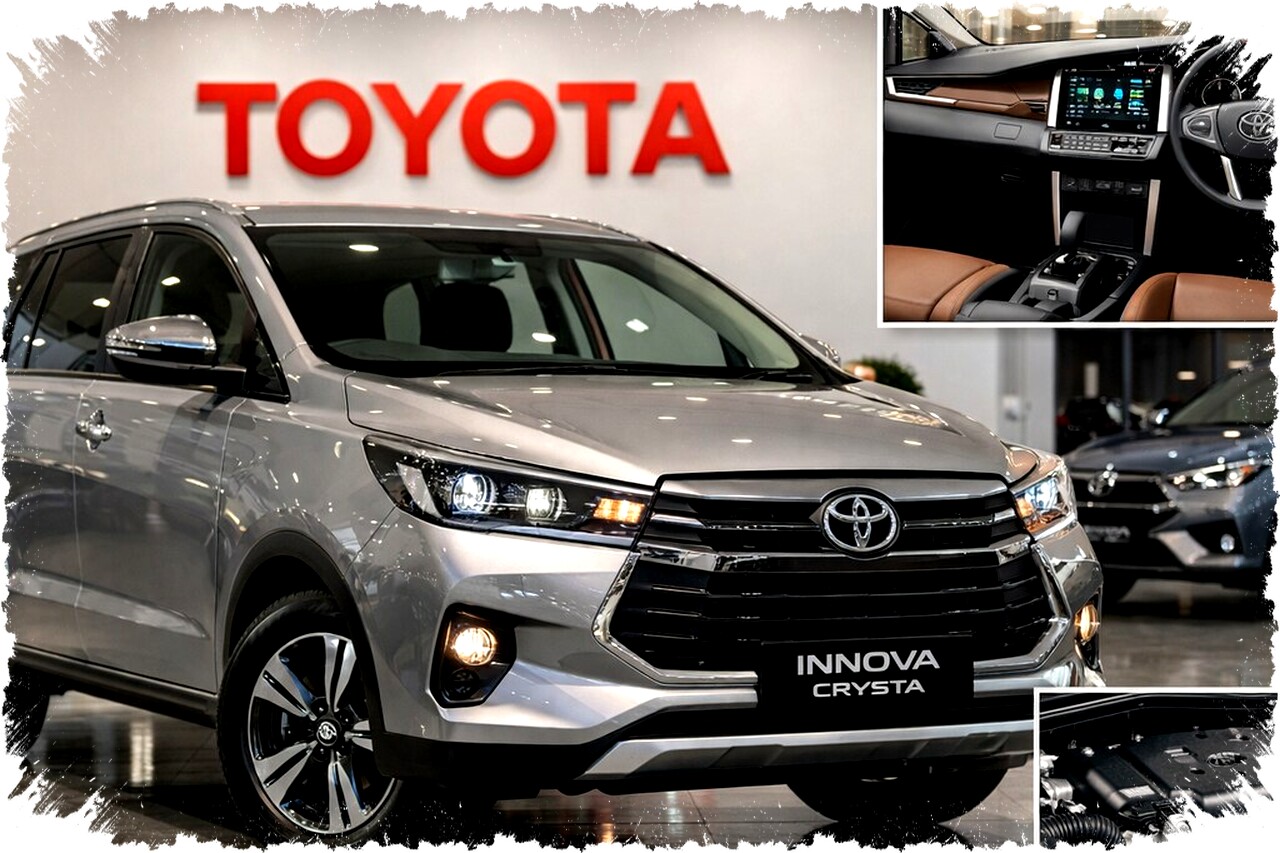 Toyota Innova Crysta 2026 Tembus Rp500 Juta: MPV Diesel Performa Gahar yang Tak Tergerus Tren Elektrifikasi! Toyota Innova Crysta 2026 Tembus Rp500 Juta: MPV Diesel Performa Gahar yang Tak Tergerus Tren Elektrifikasi!