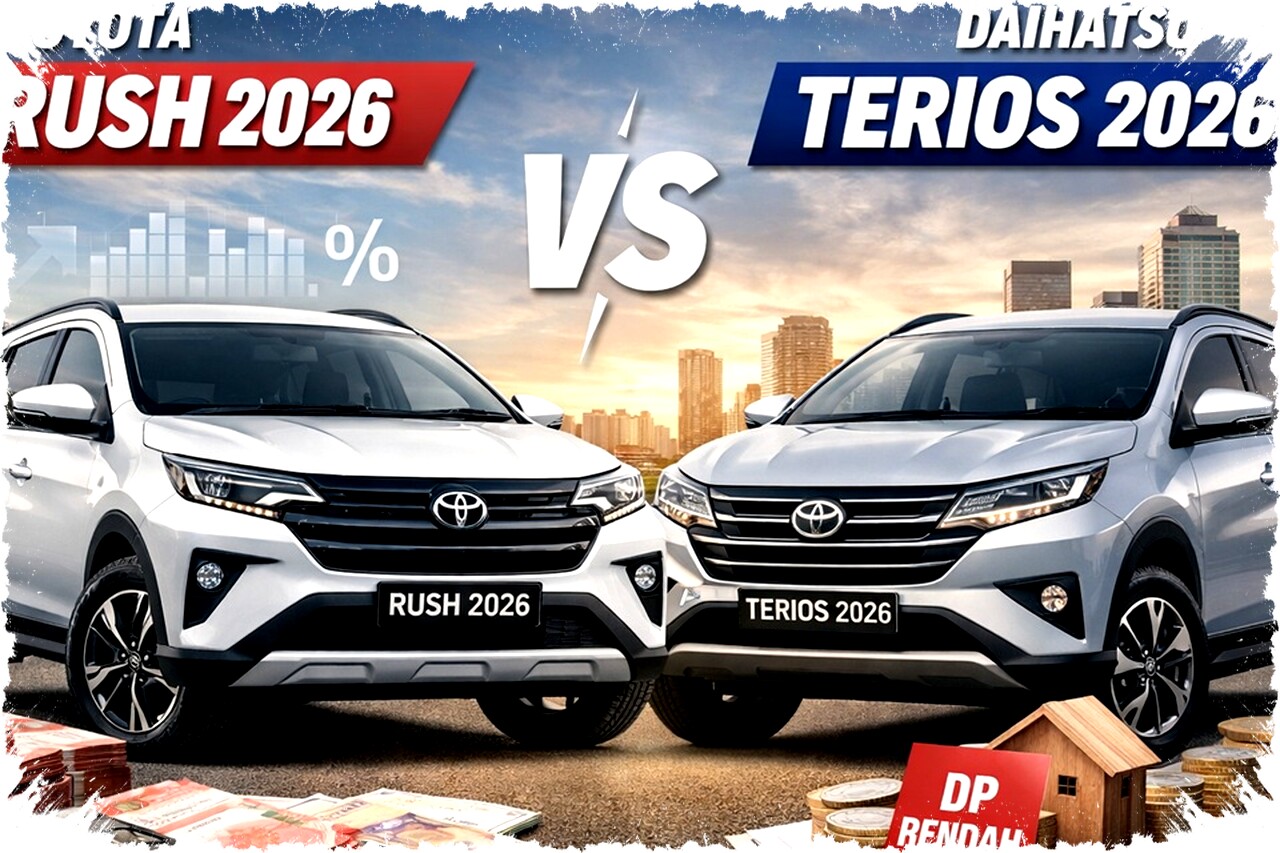 Toyota Rush 2026 vs Daihatsu Terios 2026: Cicilan Hampir Sama, Tapi Strategi Harga Beda Tipis yang Bikin Konsumen Terbelah