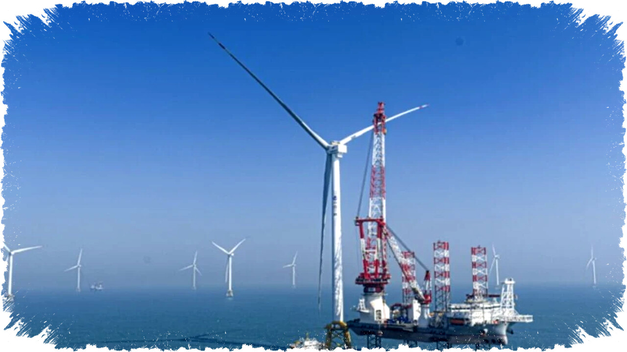Turbin Angin Lepas Pantai Terbesar Dunia 20 MW Resmi Terhubung ke Jaringan Listrik, Daya Cukup untuk 44.000 Rumah Tangga