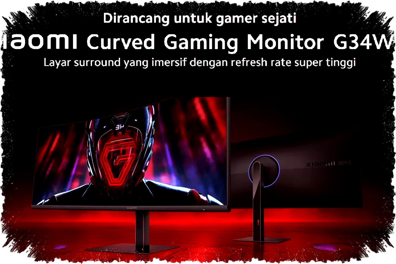 Xiaomi Rilis Gaming Monitor G34WQi 34 Inci Curved 180Hz Harga Rp3,9 Jutaan, Ngebut & Imersif!