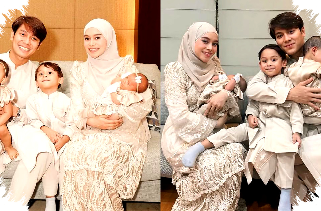 7 Gaya Lebaran Keluarga Lesti Kejora Kompak Sarimbitan Beige dan Butter Yellow, Harmoni Hangat yang Membuat Semua Terpikat