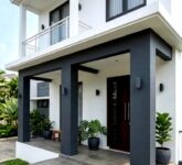 7 Ide Warna Cat Teras dan Pilar Rumah Minimalis, Perpaduan Kontras yang Ciptakan Kesan Elegan dan Luas