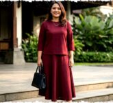 7 Model Set Rok dan Blouse untuk Wanita Plus Size, Rahasia Tampilan Ramping dan Elegan Tanpa Mengorbankan Kenyamanan!