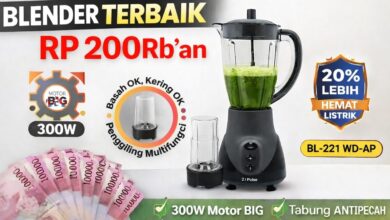 Blender Miyako 2L Low Watt Membuat Tagihan Listrik Turun, Solusi Hemat dan Praktis untuk Rumah Tangga Modern