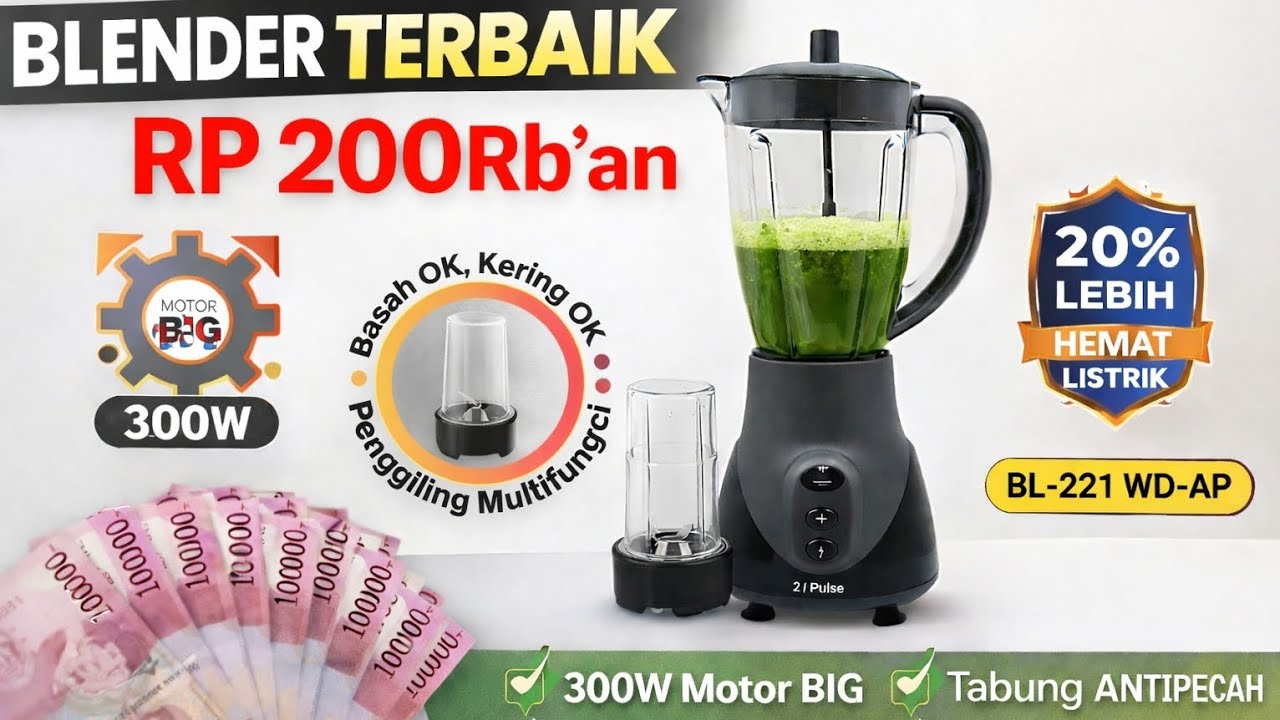 Blender Miyako 2L Low Watt Membuat Tagihan Listrik Turun, Solusi Hemat dan Praktis untuk Rumah Tangga Modern Blender Miyako 2L Low Watt Membuat Tagihan Listrik Turun, Solusi Hemat dan Praktis untuk Rumah Tangga Modern