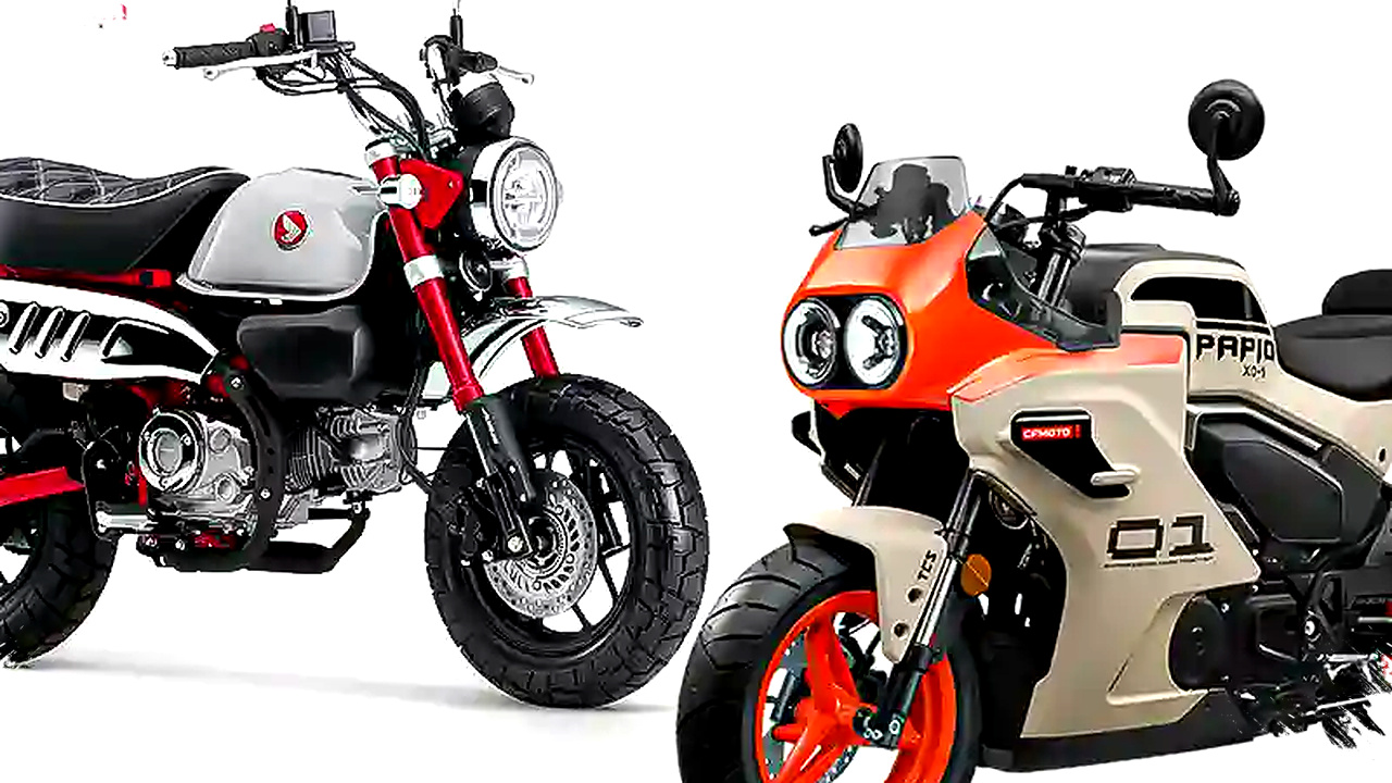 CFMoto XO Papio Racer Vs Honda Monkey 125, Duel Mini Bike Retro Dengan Filosofi Bertolak Belakang