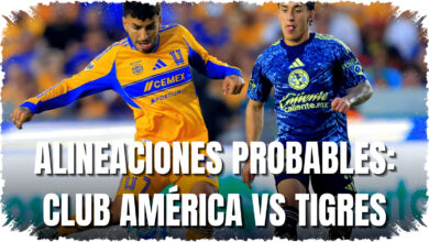 Club América vs Tigres, Alineaciones Probables dan Pistas Clave en Duelo de Gigantes por el Liderato ¿Quién Dominará el Medio Campo?